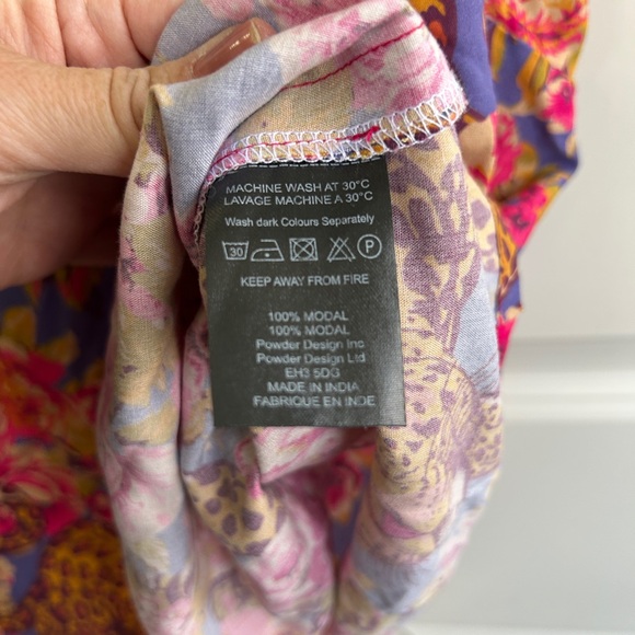 Like new Powder Cami in Floral Leopard Print size M. 100% modal. Leopard & roses - Picture 8 of 11